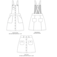Bobbi Skirt or Pinafore Pattern Pattern Tilly and the Buttons