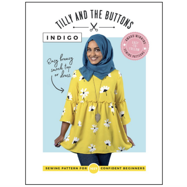 dip hem smock top