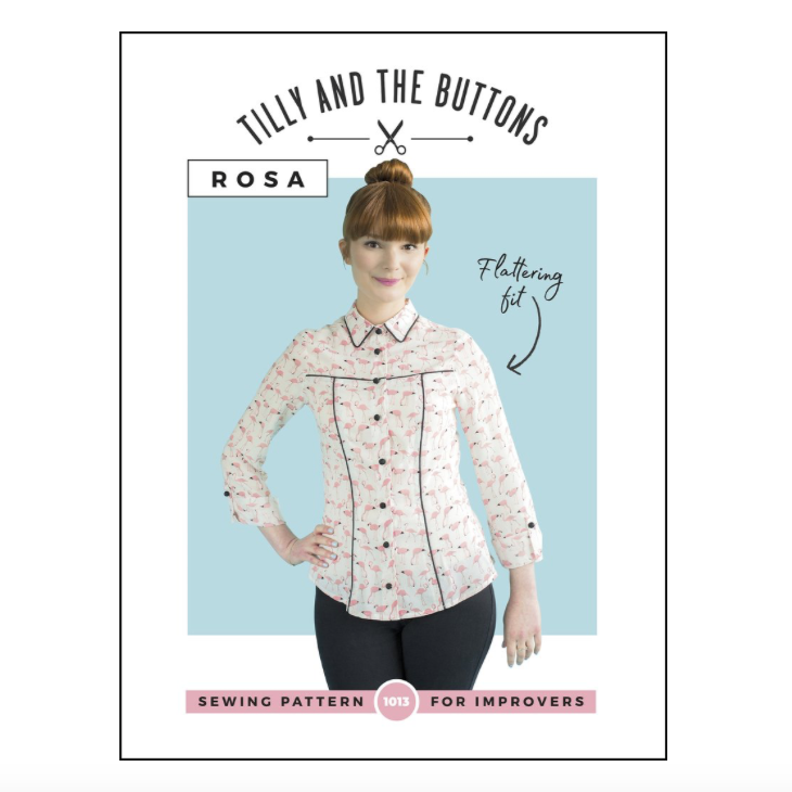 Rosa Shirt + Shirtdress Pattern Pattern Tilly and the Buttons