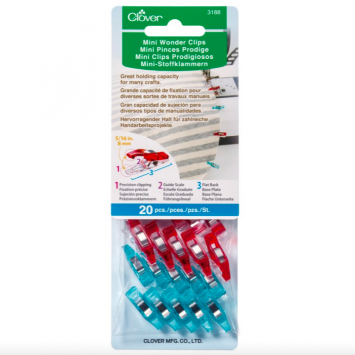 Mini Wonder Clips - 20 count Notions Clover