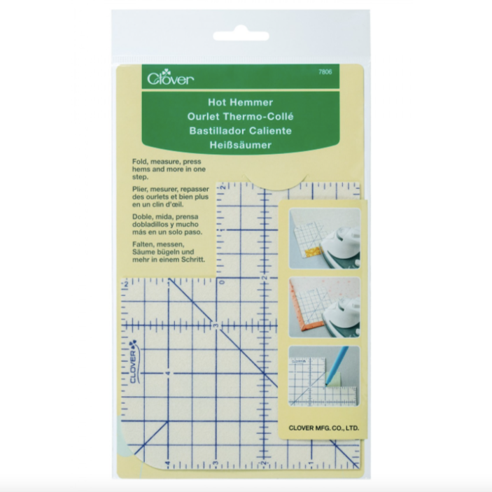 Hot Hemmer Pressing Tool - 5" x 6" Notions Clover