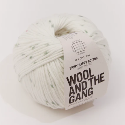 Wool and the Gang Shiny Happy Cotton 18 Cinder Black