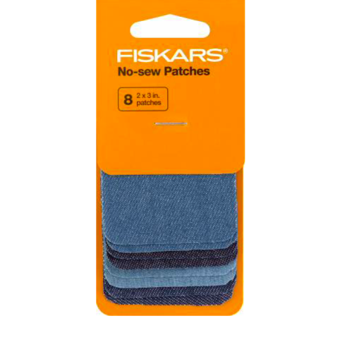 Denim Iron on Patches - 8 piece Notions Fiskars