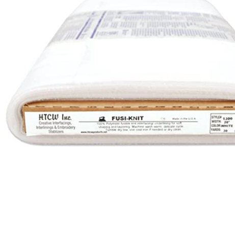 Fusible Interfacing Fabric Iron On Crafts Supplies Lightweight for
