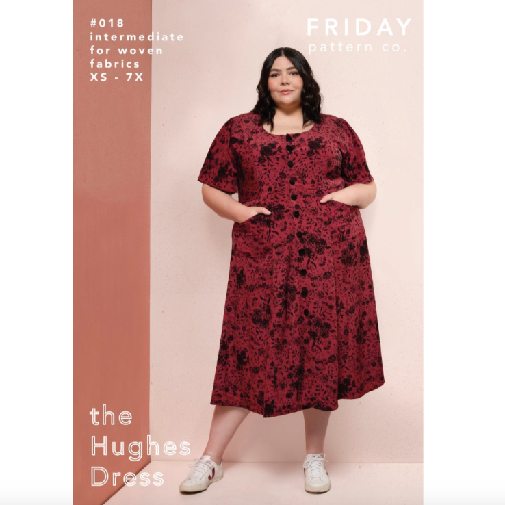 Hughes Dress Pattern Pattern Friday Pattern Company