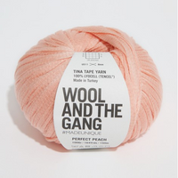Wool and the Gang Tina Tape Yarn Wool and the Gang Perfect Peach Tina Tape