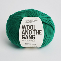 Wool and the Gang Crazy Sexy Wool Yarn Wool and the Gang Emerald Green