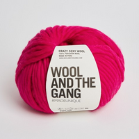 Wool and the Gang Crazy Sexy Wool Yarn Wool and the Gang Hot Punk Pink