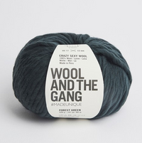 Wool and the Gang Crazy Sexy Wool Yarn Wool and the Gang Forest Green CSW