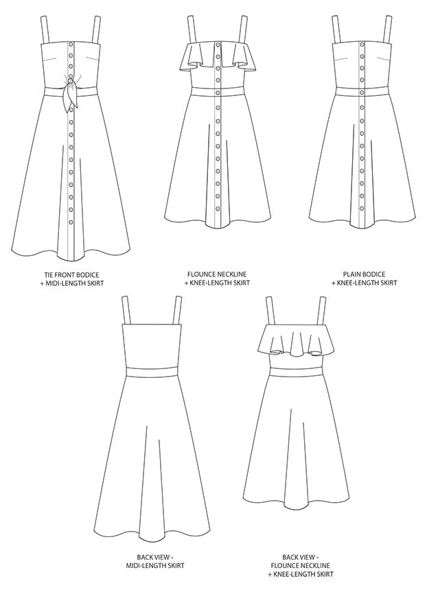 Seren Sundress Pattern Pattern Tilly and the Buttons