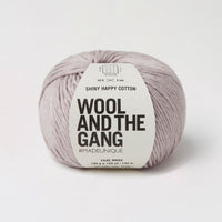 Shiny Happy Cotton Yarn Wool and the Gang Lilac Wash