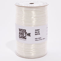 Wool and the Gang Ra-Ra Raffia Yarn Wool and the Gang Shell White