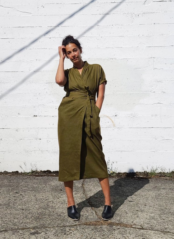 Wildwood Wrap Dress Pattern (Sizes 00 - 22)