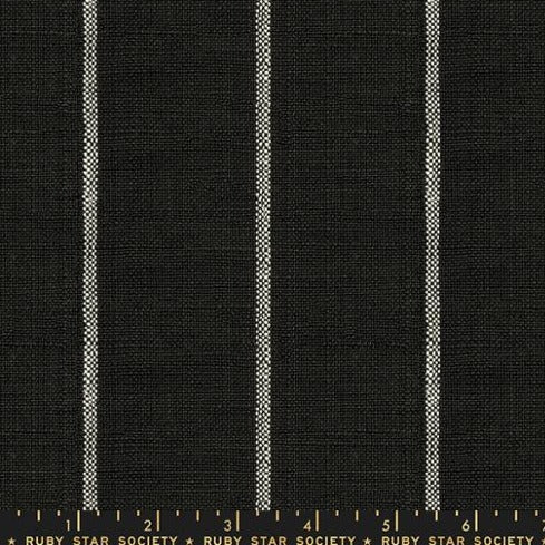 Warp & Weft Moonglow Chore Coat Stripe by Ruby Star Society in Wolf