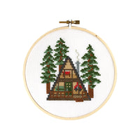 A-Frame Cross Stitch Kit Kit The Stranded Stitch