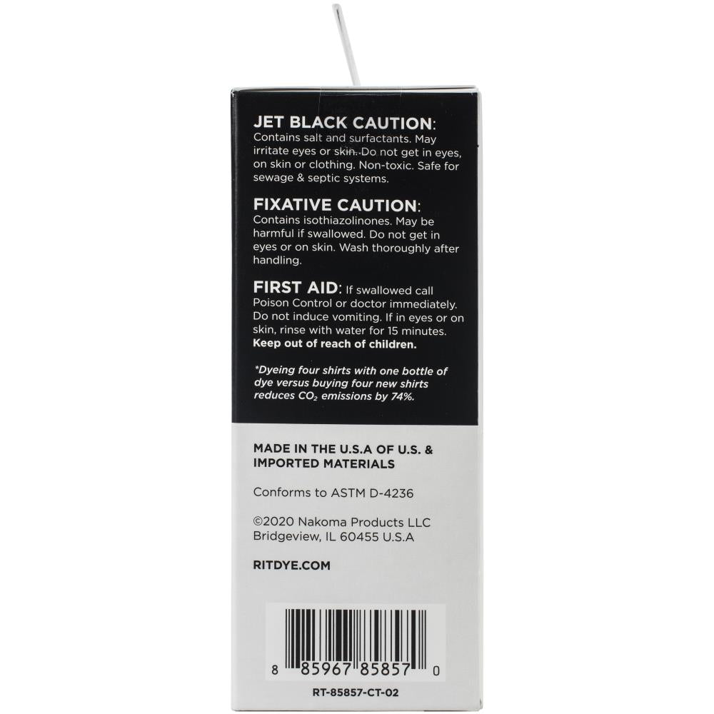 Back 2 Black Dye Kit Dye RIT