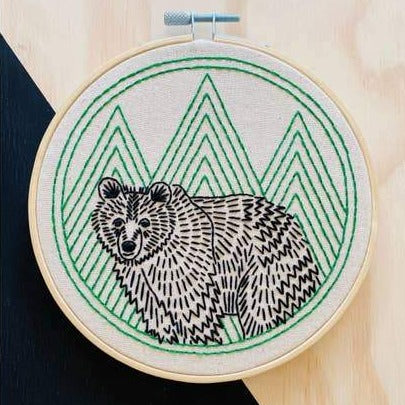 Bear With Me Embroidery Kit