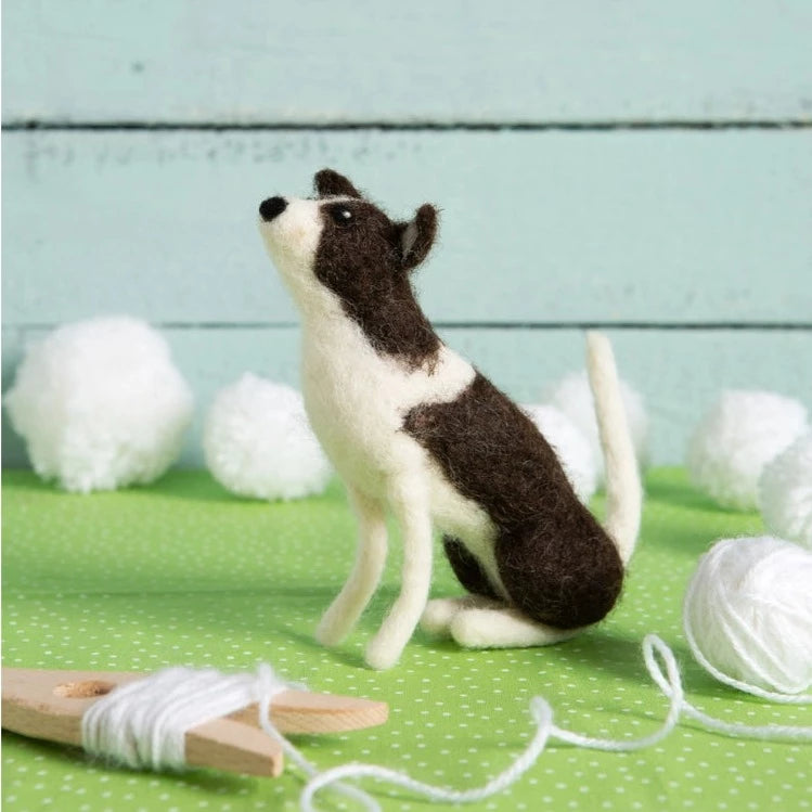 Border Collie Needle Felting Kit
