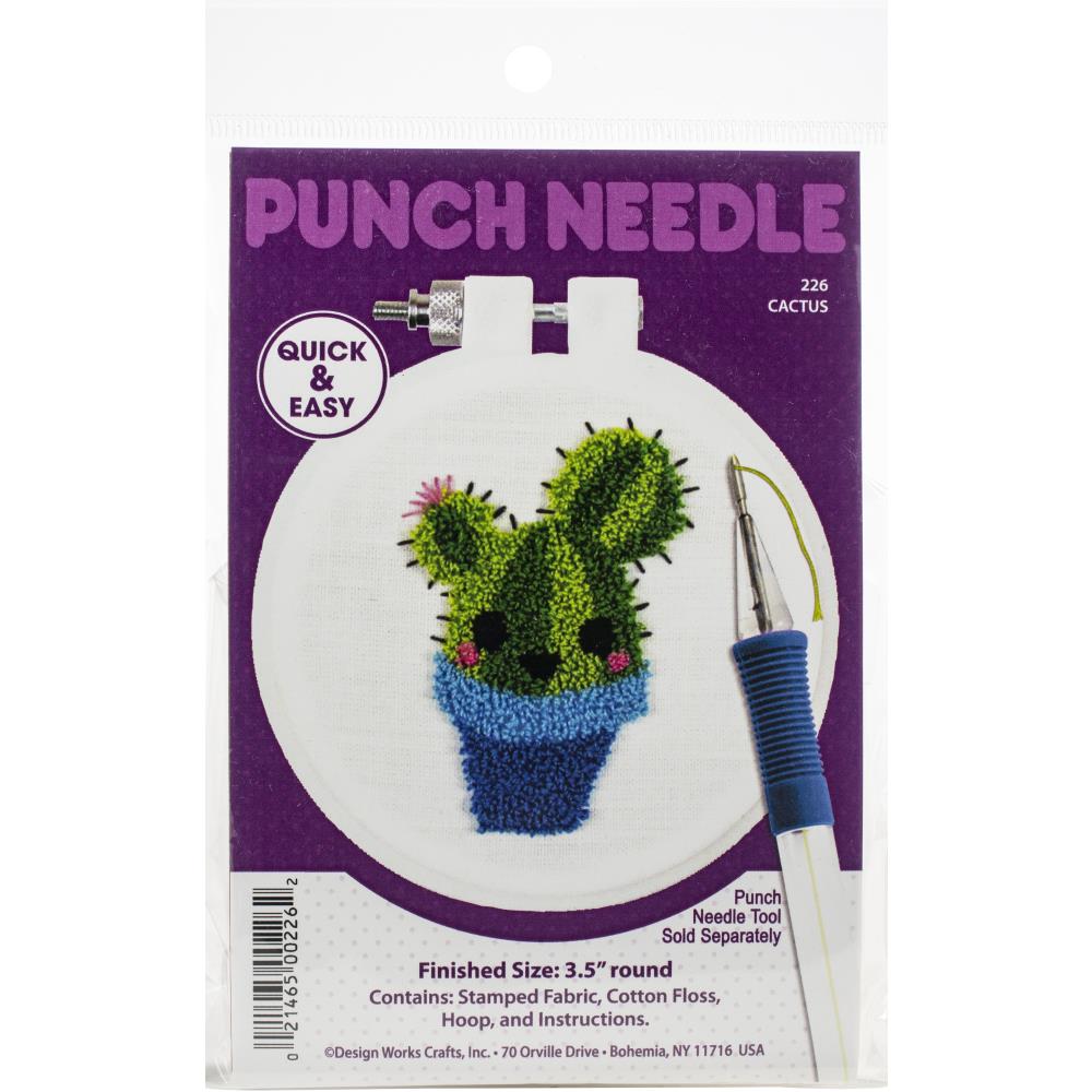 Cactus Punch Needle Kit