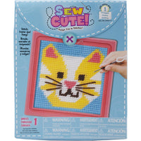 Cat Learn 2 Sew Needlepoint Kit Kit Vervaco