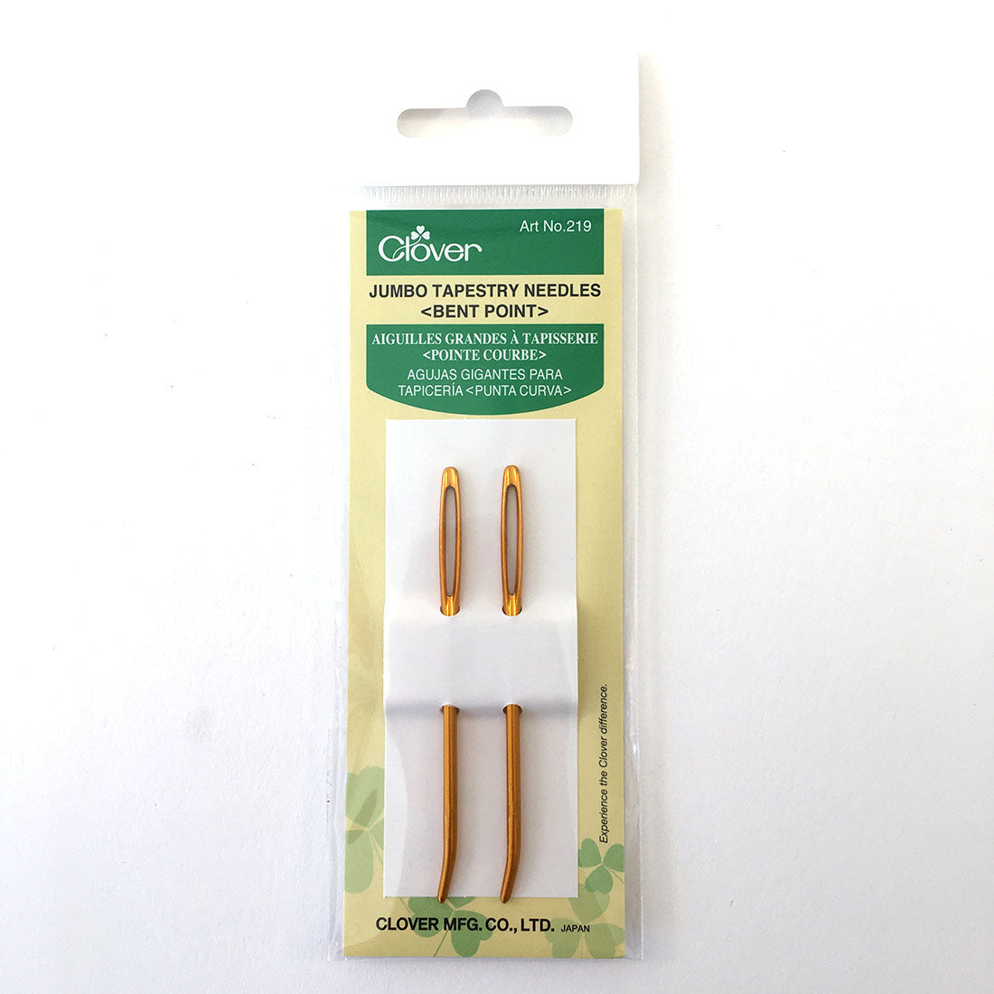 Jumbo Tapestry Needles - Bent Point Notions Clover