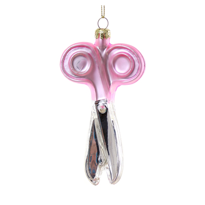 Pink Crafting Scissors Ornament