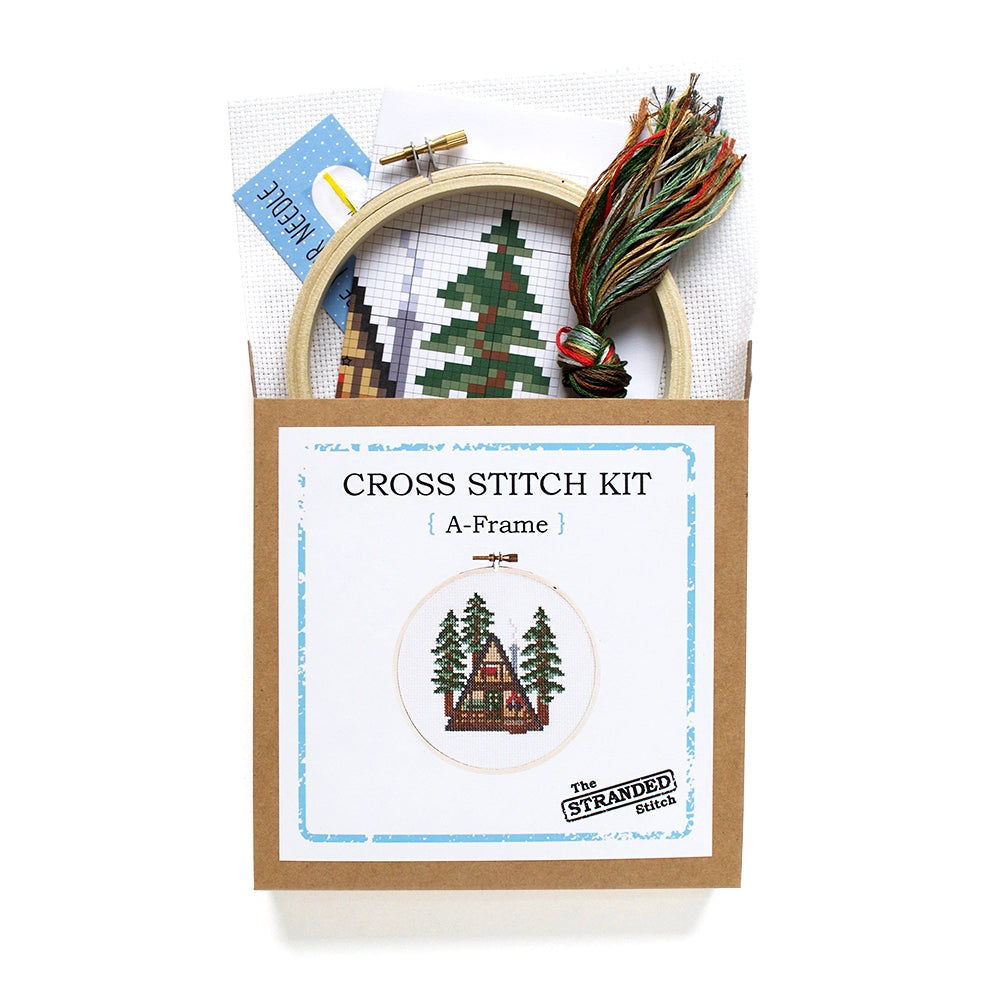 A-Frame Cross Stitch Kit Kit The Stranded Stitch