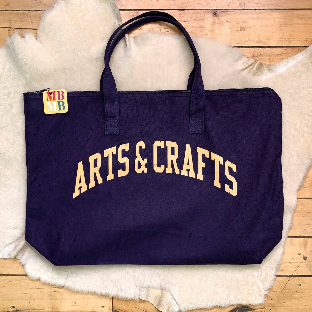 Arts And Crafts Large Zip Tote Accessories MBMB
