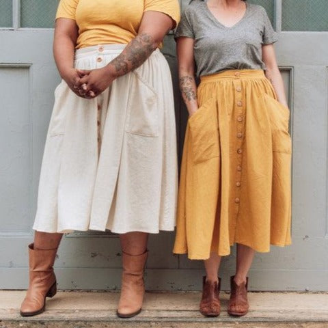 VIRTUAL WORKSHOP: Sew an Estuary Skirt Past Workshop Brooklyn Craft Company