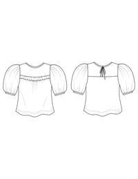 The Sagebrush Top Pattern Pattern Friday Pattern Company