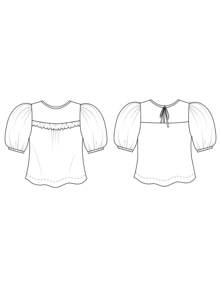 The Sagebrush Top Pattern Pattern Friday Pattern Company