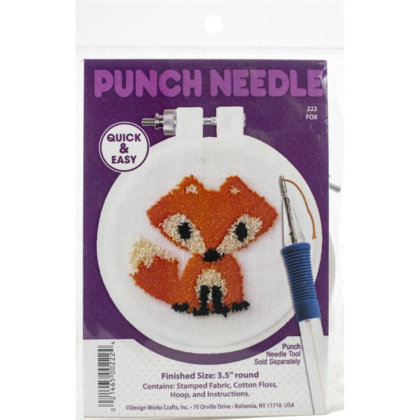 Punch Needle Kit  Pink Fox – Freckled Fawn