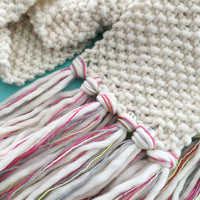FREE! Epic Fringe Scarf Knitting Pattern Pattern Brooklyn Craft Company