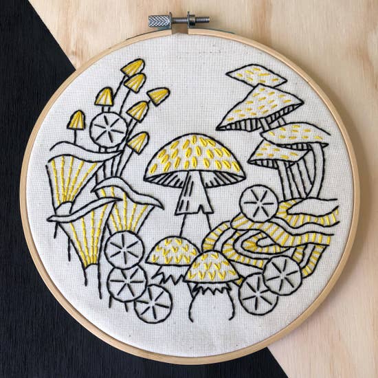 Fungus Among Us Embroidery Kit – Brooklyn Craft Company
