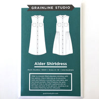 Alder Shirtdress Pattern Pattern Grainline Studio