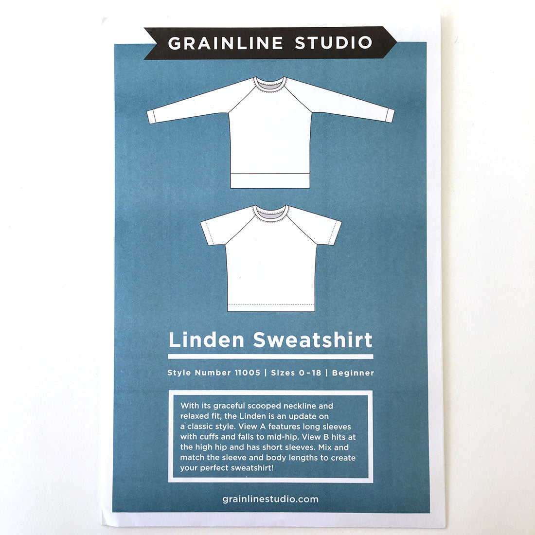 Linden Sweatshirt Pattern Pattern Grainline Studio