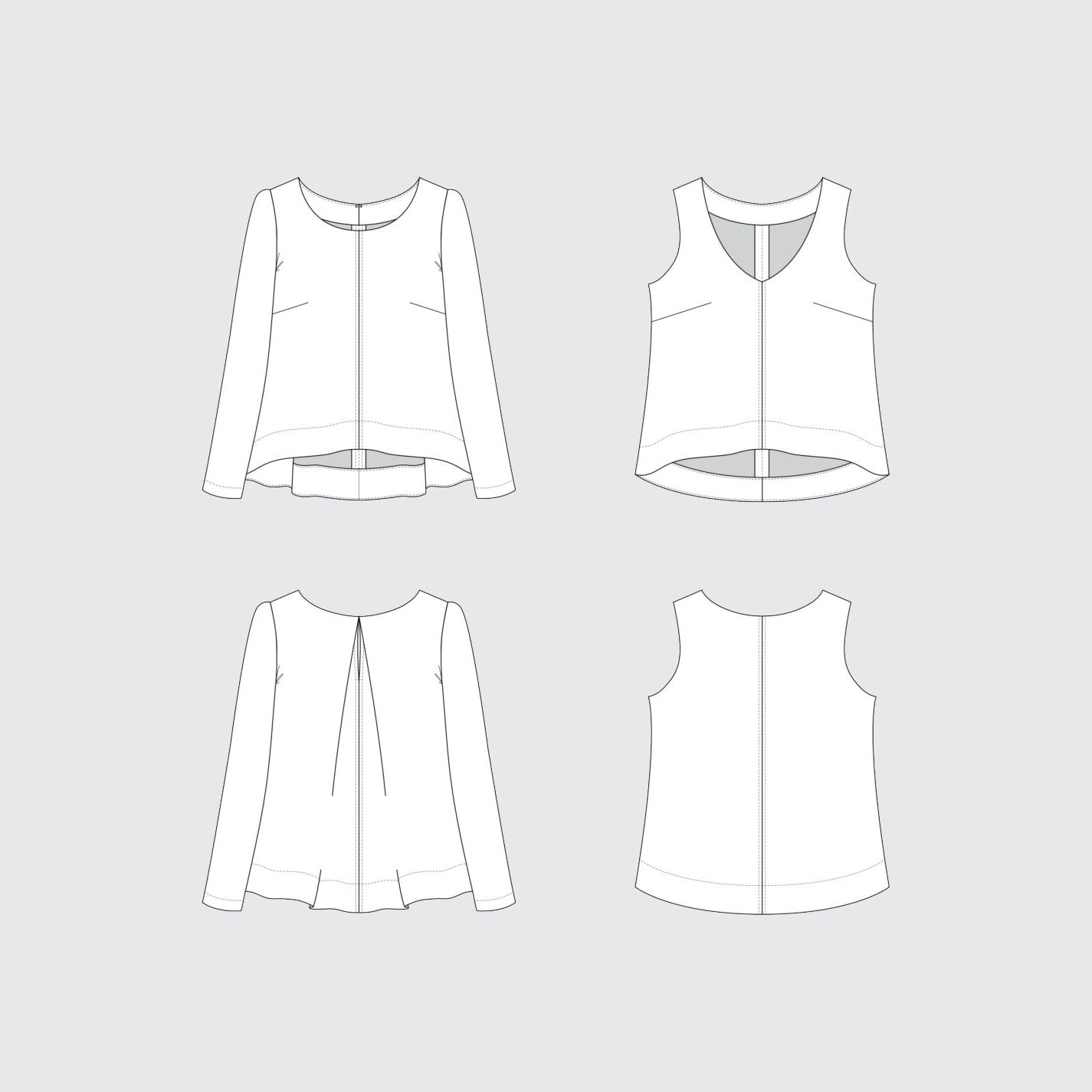Hadley Top Pattern Pattern Grainline Studio