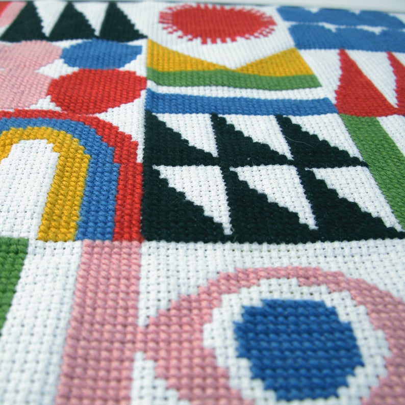 Brightside Cross Stitch Kit Kit Budgie Goods