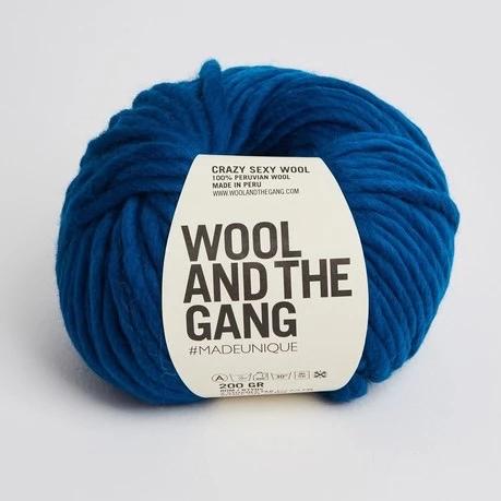 Wool and the Gang Crazy Sexy Wool Yarn Wool and the Gang Curasao Blue