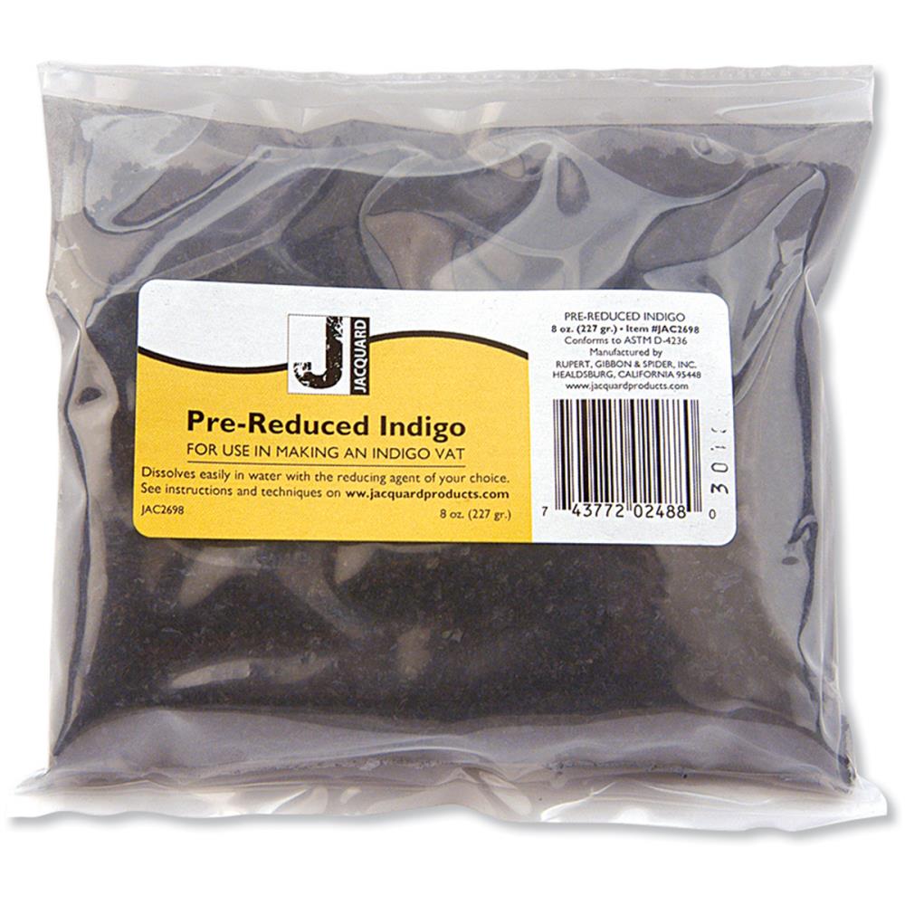Pre-Reduced Indigo Dye - 8oz Dye Jacquard