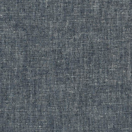 Linen Indigo Chambray by Robert Kaufman in Indigo Fabric Robert Kaufman