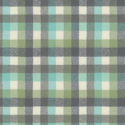 Mammoth Junior Flannel by Robert Kaufman in Sage Fabric Robert Kaufman