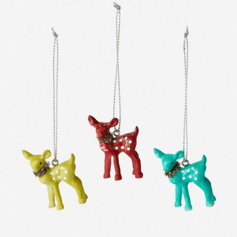 Mini Glitter Deer - Boxed Set of 6