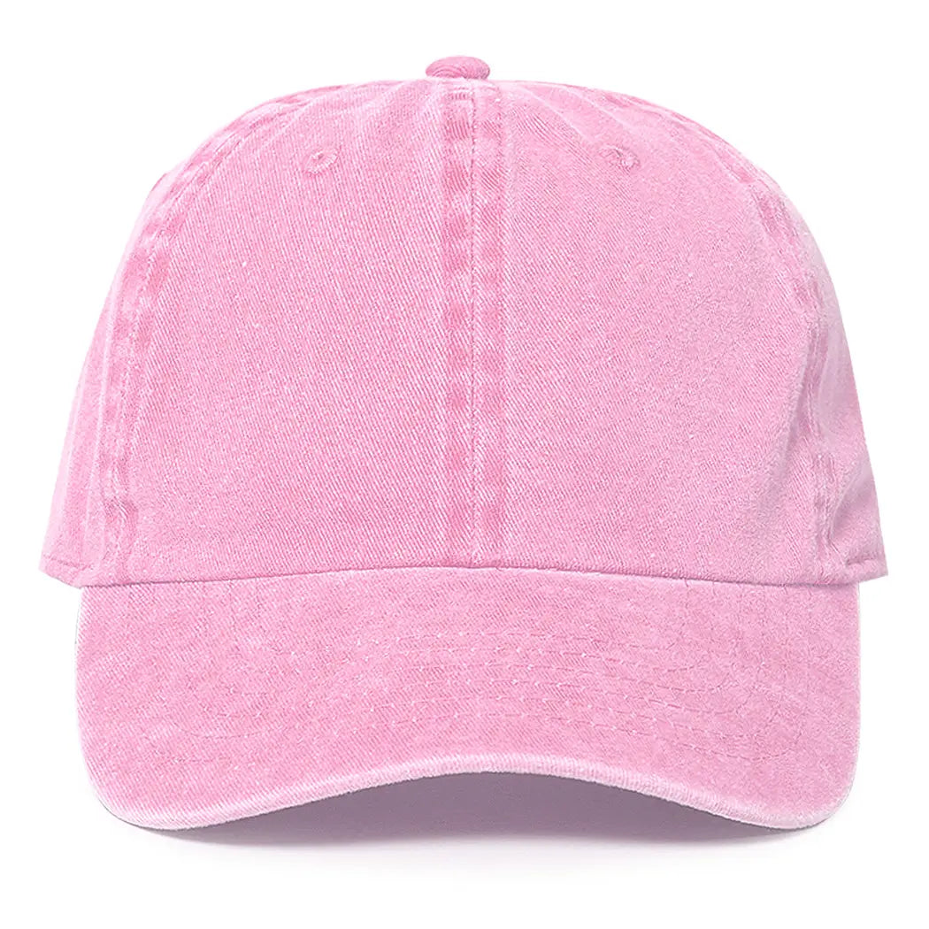 Blank Dad Hat for Embroidery Accessories Brooklyn Craft Company Pink