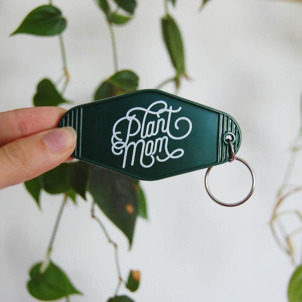 Plant Mom Keychain