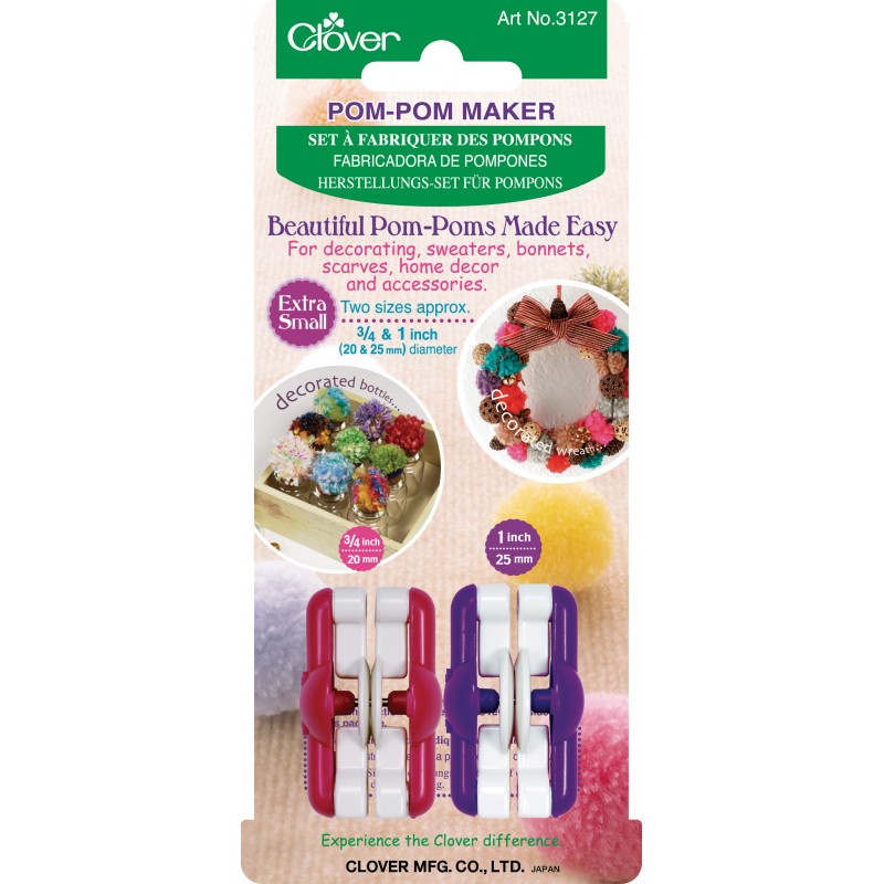 Extra Small Pom Pom Maker Tools Clover