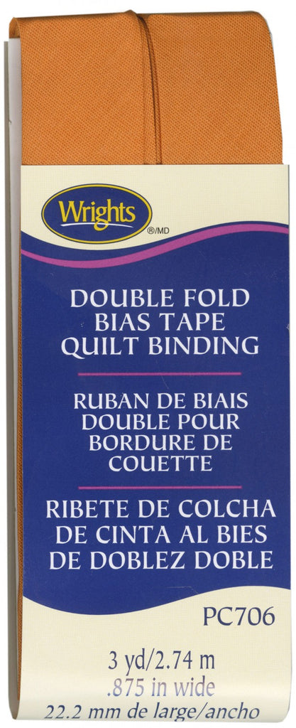 Double Fold Quilt Binding - Carrot