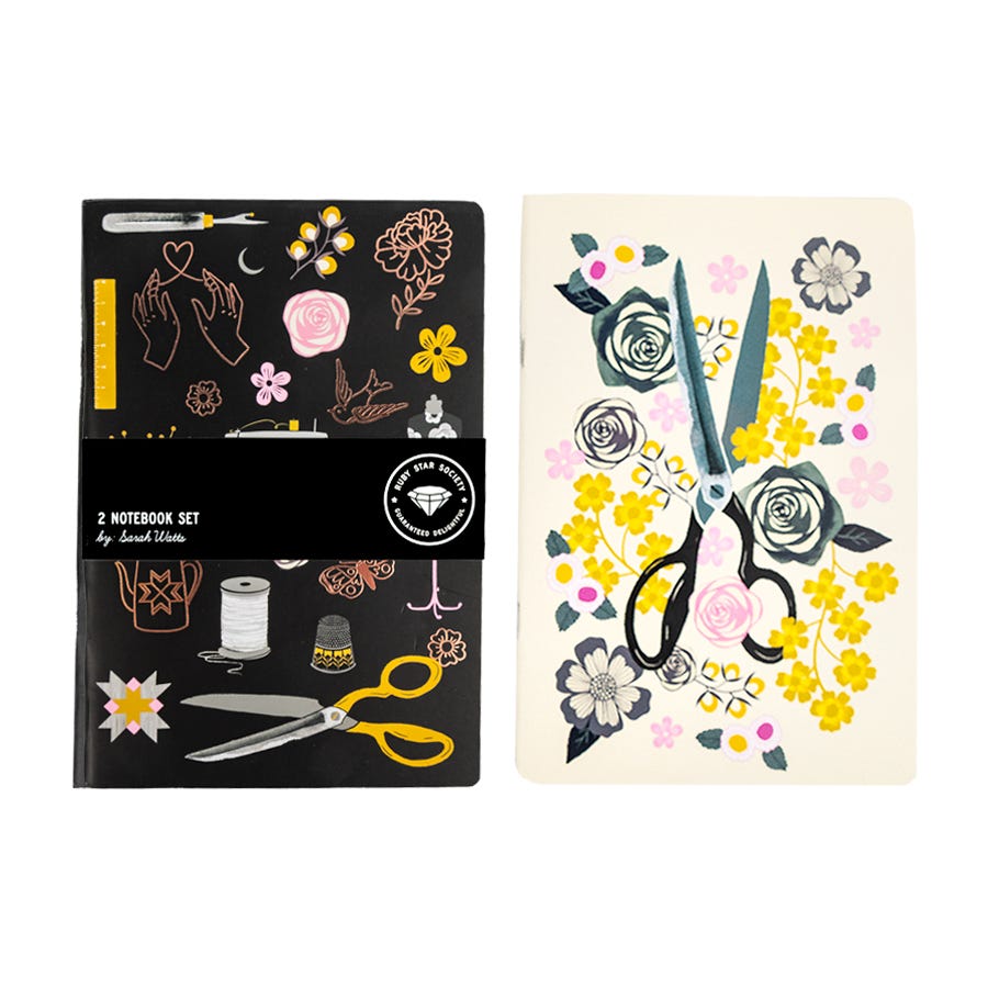 Sarah Sewing Things Notebook Set
