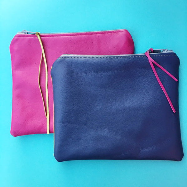 Zipper clutch bag deals
