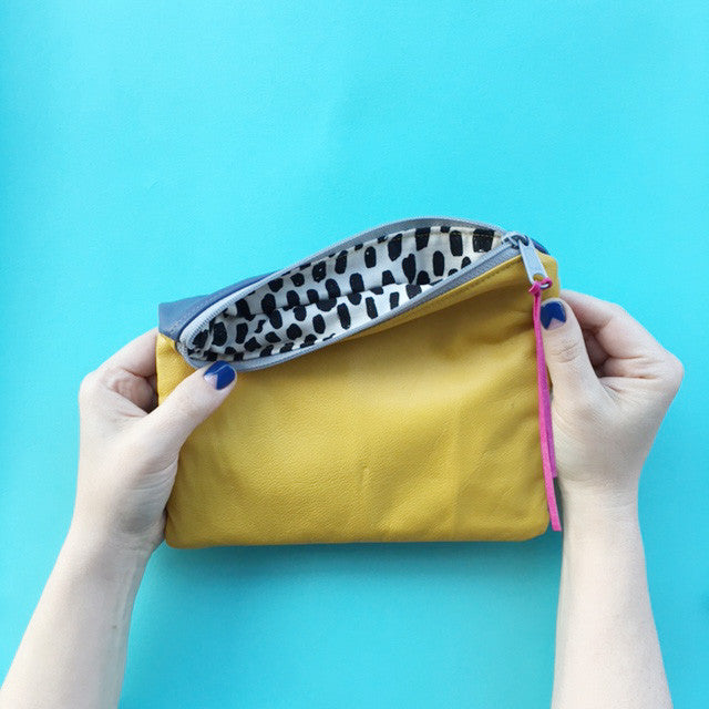 Sew a Leather Zipper Pouch – Brooklyn Craft Company